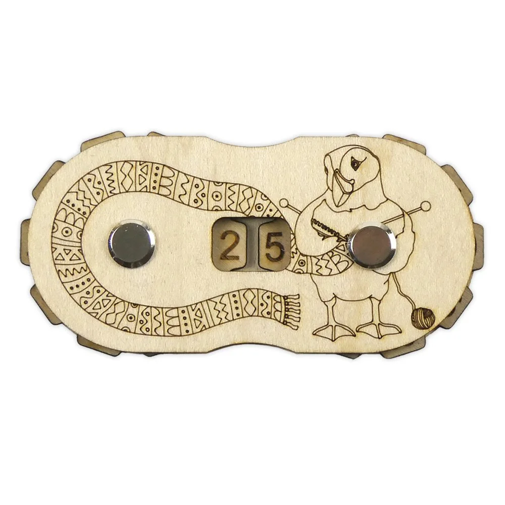 Emma Ball - Row Counters - Knitting Puffins