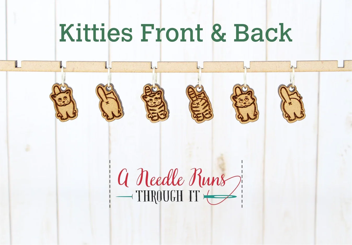 A Needle Runs Through It - Kitties Front and Back (i.e. Butts! :-)