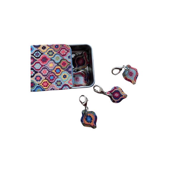 Emma Ball - Set of 6 Crochet Markers - Mystical Lanterns