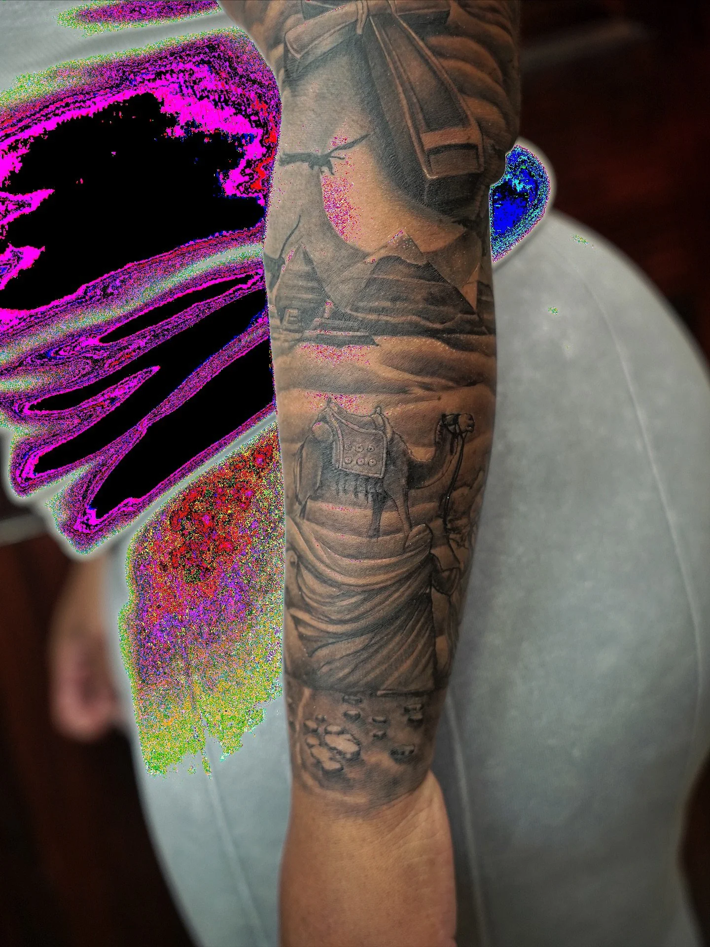 When a woman trusts you to Tattoo her, 
The Power of Full coverage is not only the beauty of art, but representation.
Thank you for trust&rsquo;n me wit ya skin
My goal was Depth, layers,coverage, and giving those that view it in person a reason to s