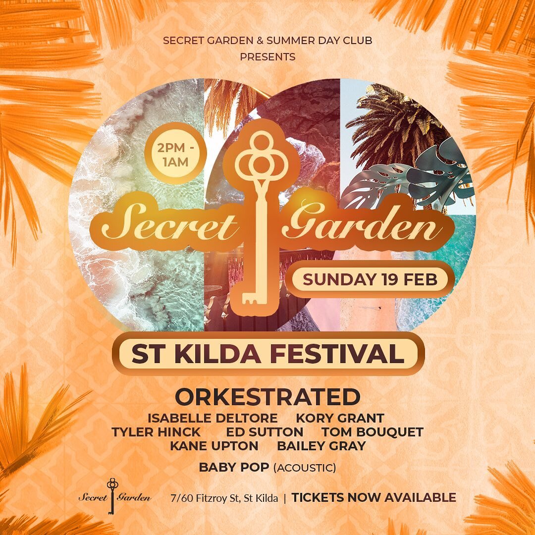 ST KILDA FESTIVAL returns THIS SUNDAY (February 19) and we have a stellar line up to carry us through one of the best days of the year. TICKET LINK IN BIO&hellip; don&rsquo;t miss out 💋