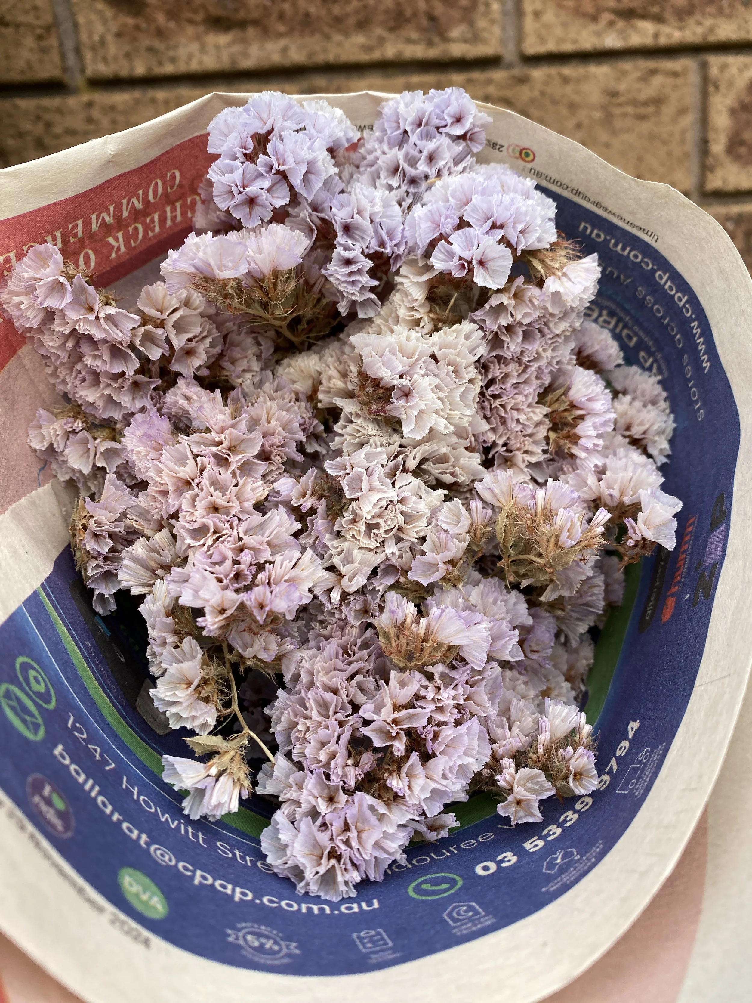 White/Purple Statice SALE