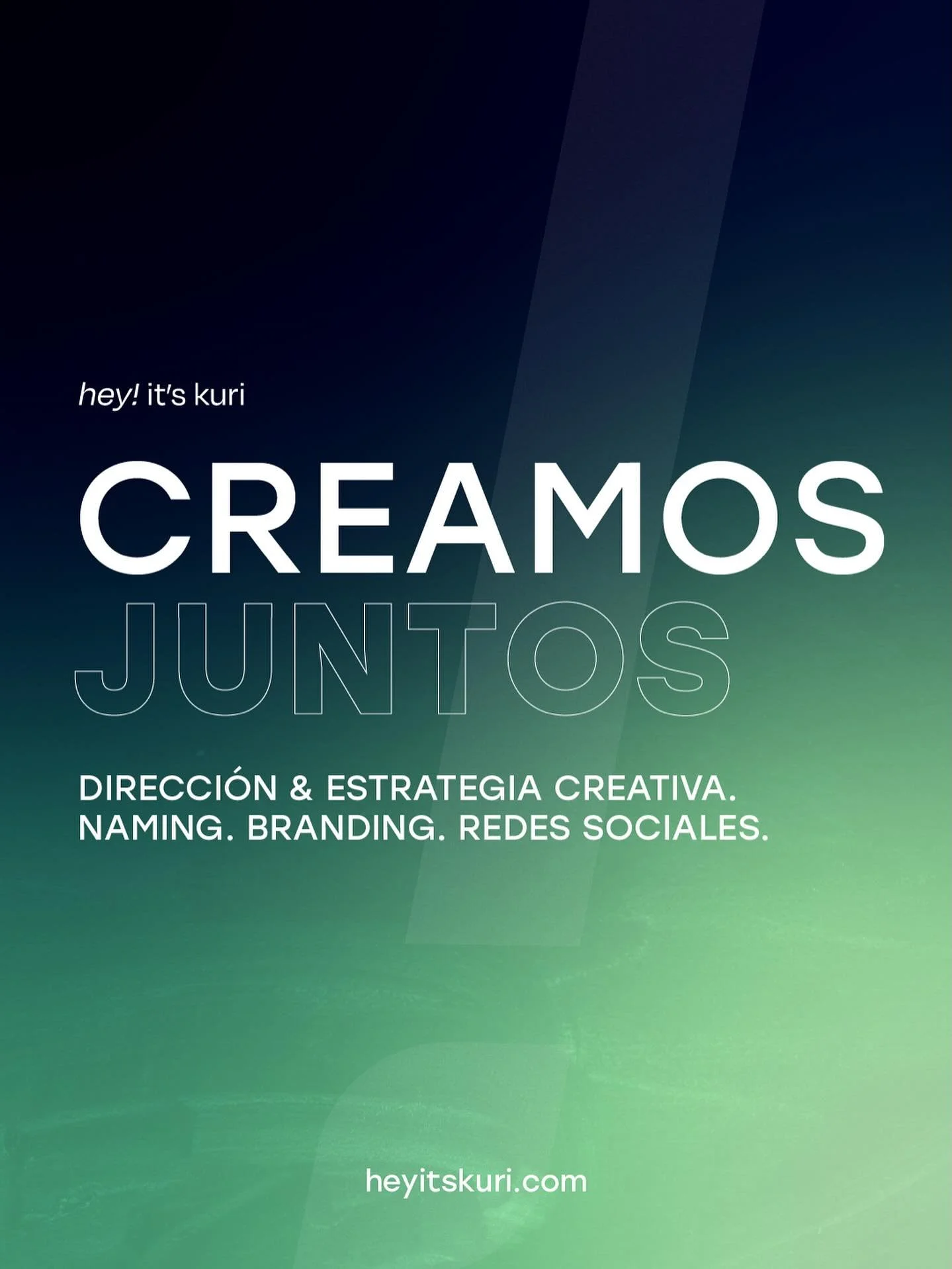 trabajemos juntos🌀‼️
si necesitan ayuda en cualquier proyecto de diseño mi agenda esta abierta! les invito a ver mi portafolio: heyitskuri.com o lo puedes ver en mi bio.
gracias, un diseñador en proceso.
