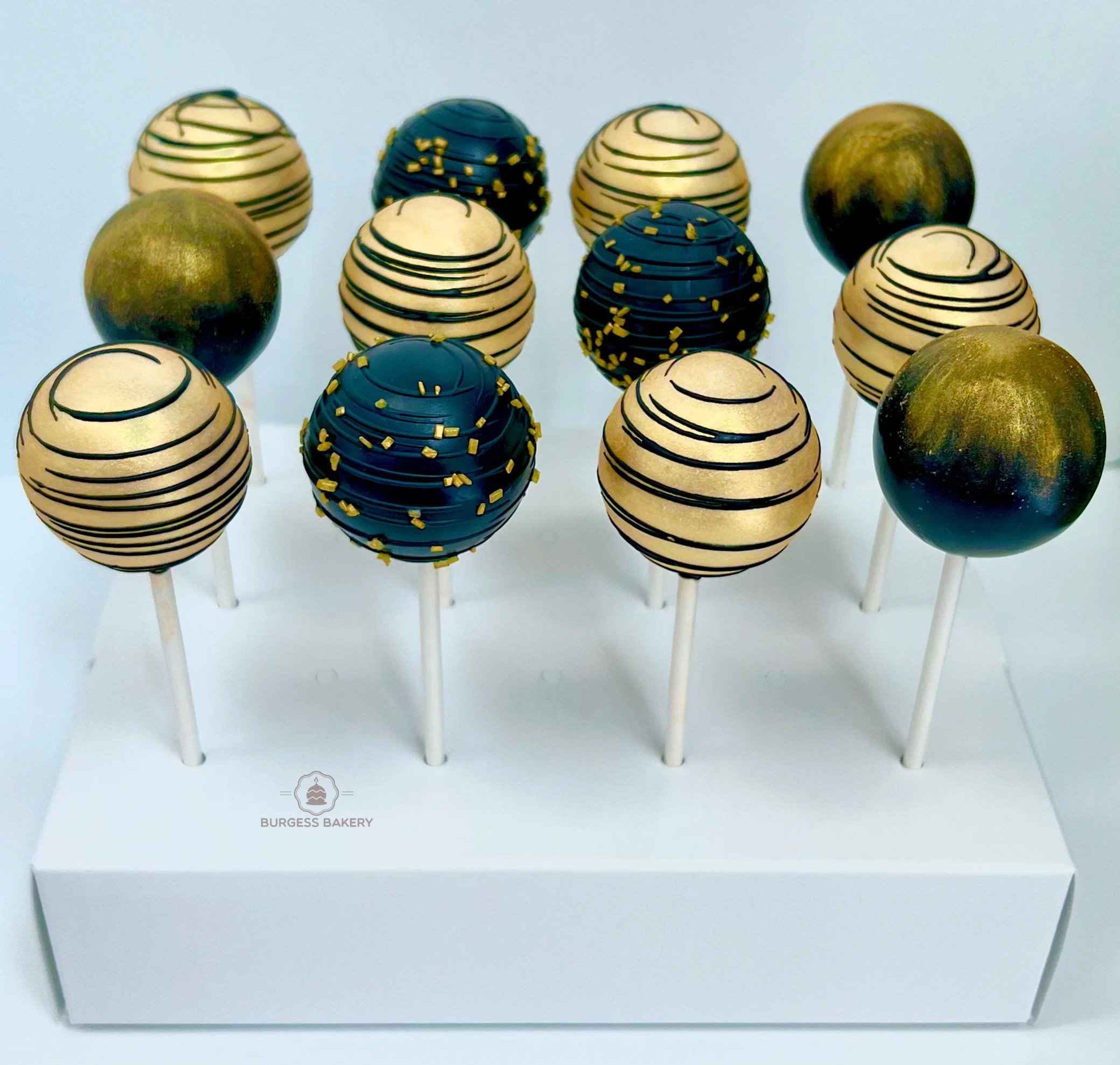 Cake Pop Display/Gift Box — Burgess Bakery Cake Pops, Hot Cocoa Bombs