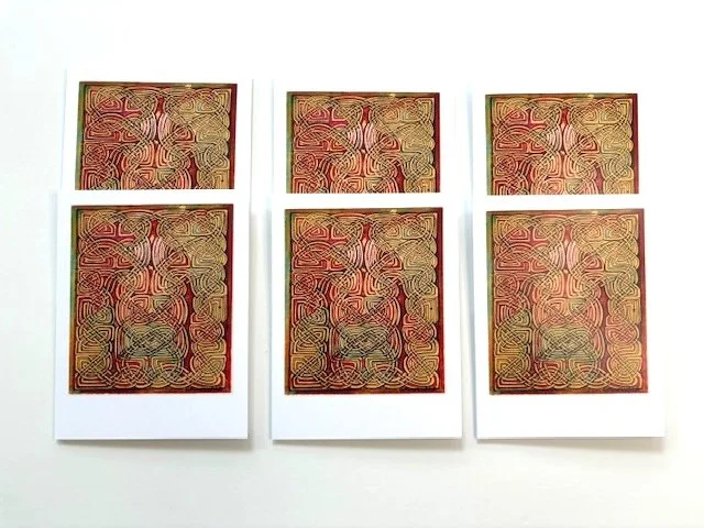 Celtic Interlock Pattern Construction Card Set of 6