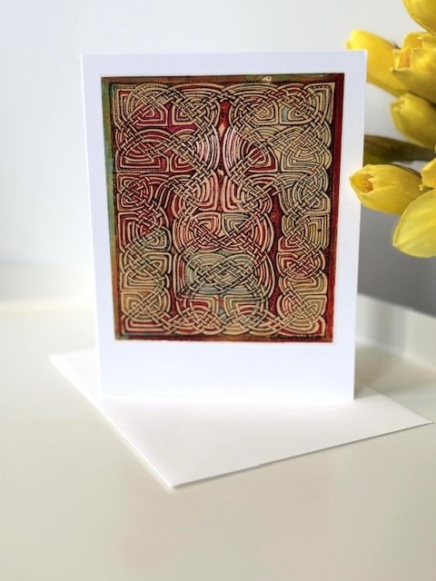 Celtic Interlock Pattern Construction Card