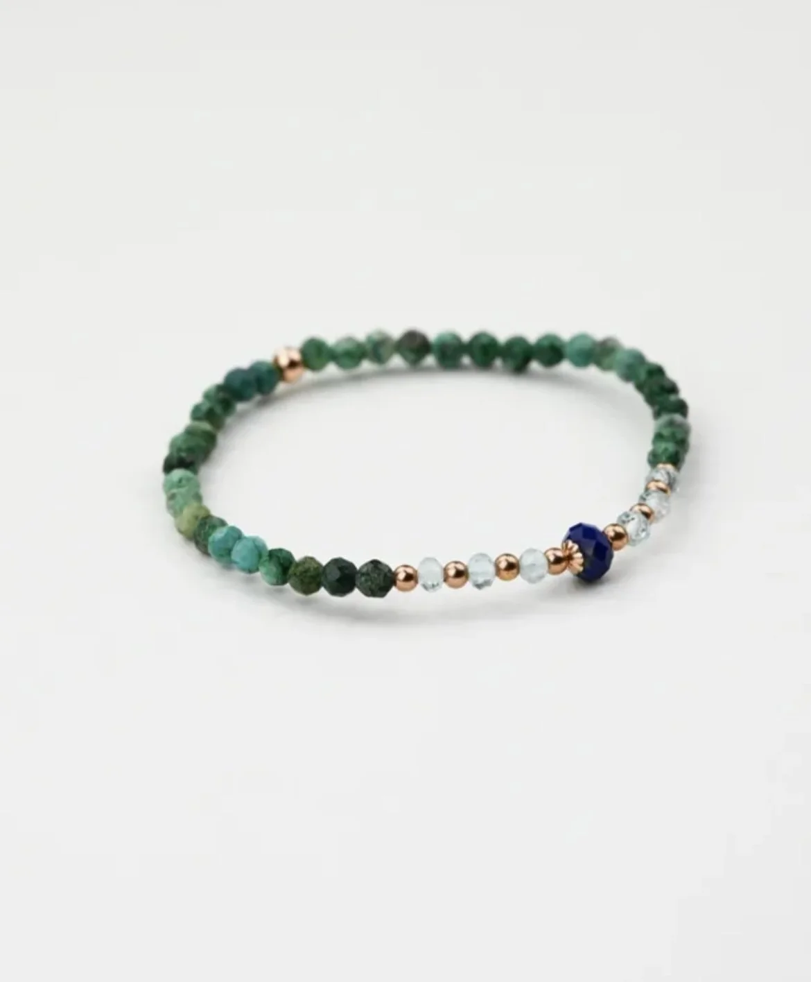 Blue Topaz strengthens your voice, heightens intuition, and brings mental focus. It clears away limiting beliefs, helping you articulate your purpose with confidence and grace.