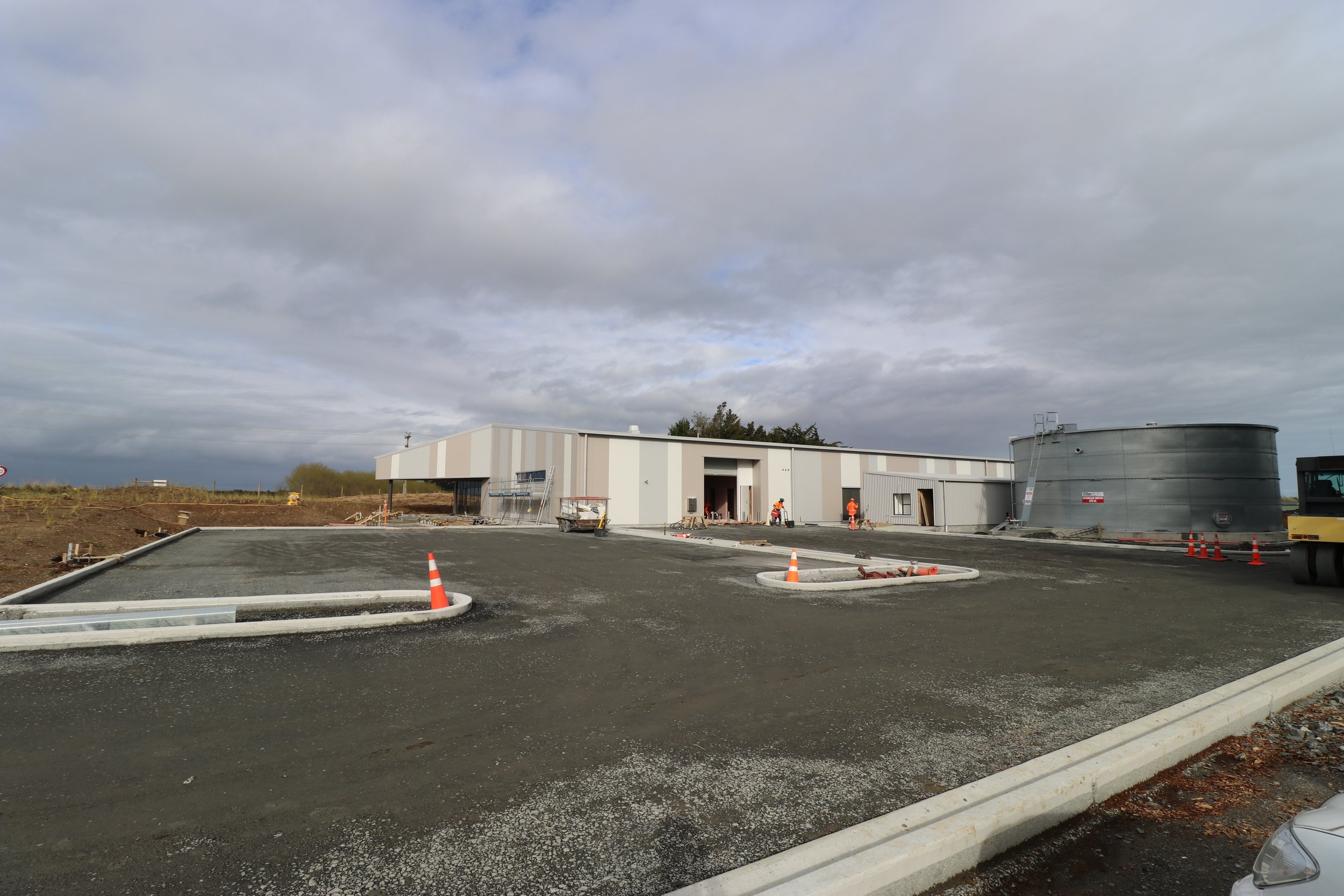 It’s almost time for the asphalt to go down for the car park at the Tisbury storage facility. 