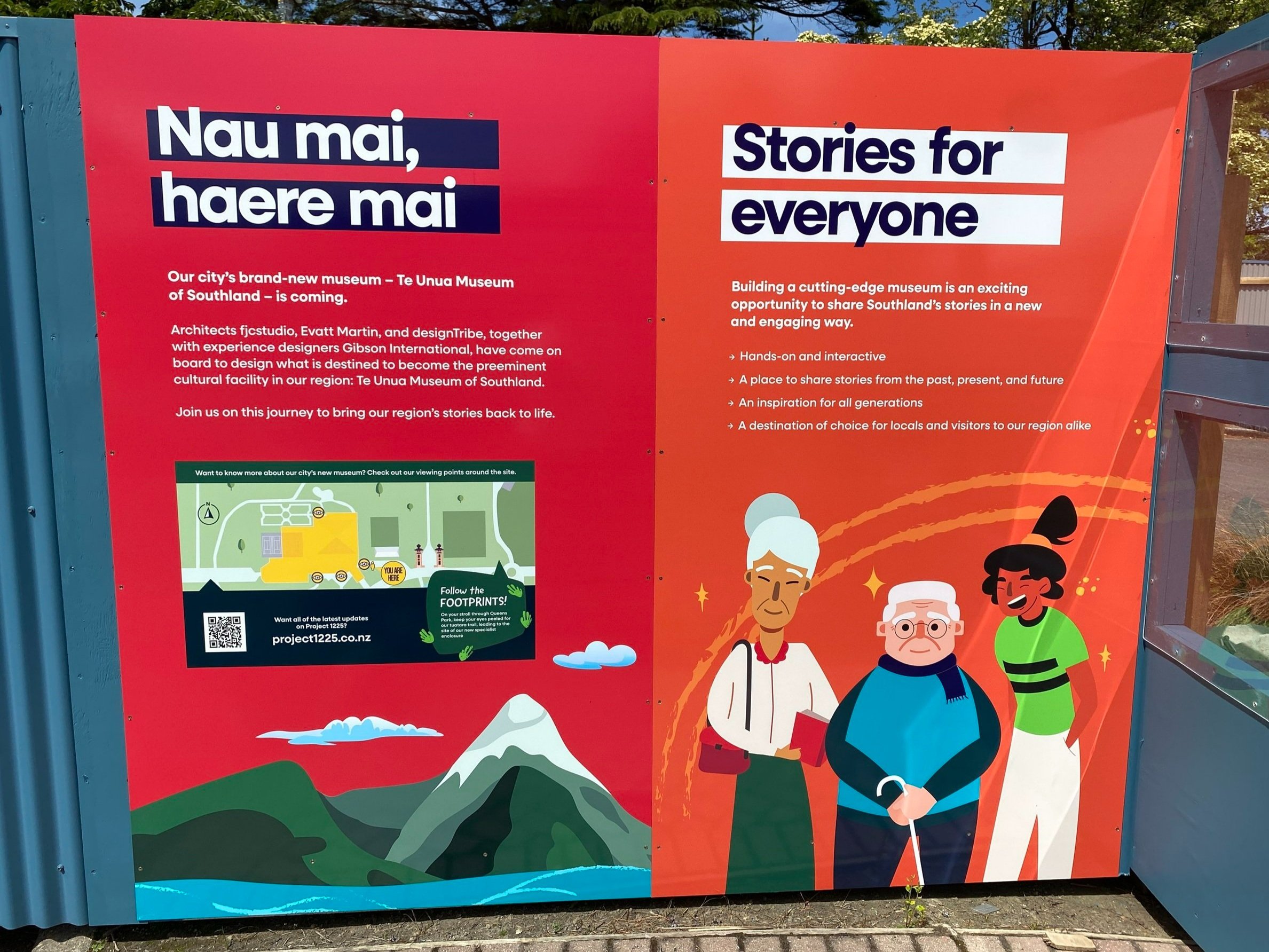  Like Te Unua Museum of Southland itself, the storytelling signage has been written and designed to appeal to all ages 