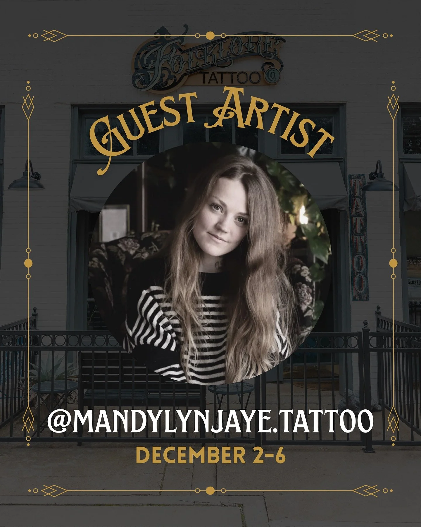 We are so excited to host @mandylynjaye.tattoo again as a guest artist at Folklore Tattoo Co. in Dallas from December 2nd - 6th. If you are interested in getting a tattoo, please message her directly through her profile. ✨
&bull;
#dallastattooartist 