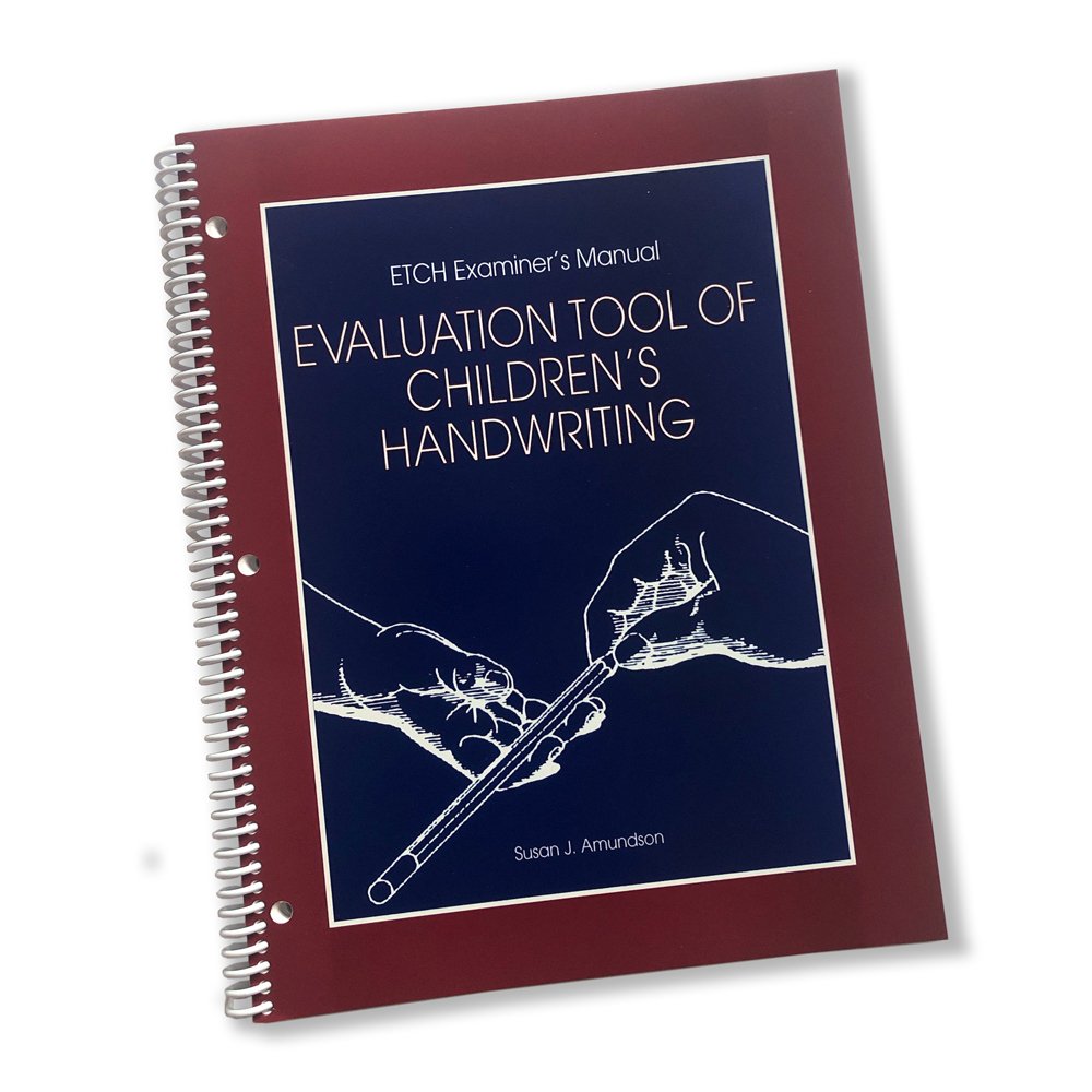 The ETCH is a criterion-reference tool designed to evaluate manuscript and cursive handwriting skills of children in Grades 1 through 6.