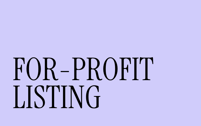 For-profit Listing