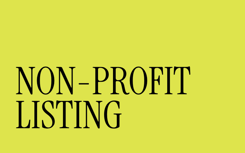 Non-profit Listing