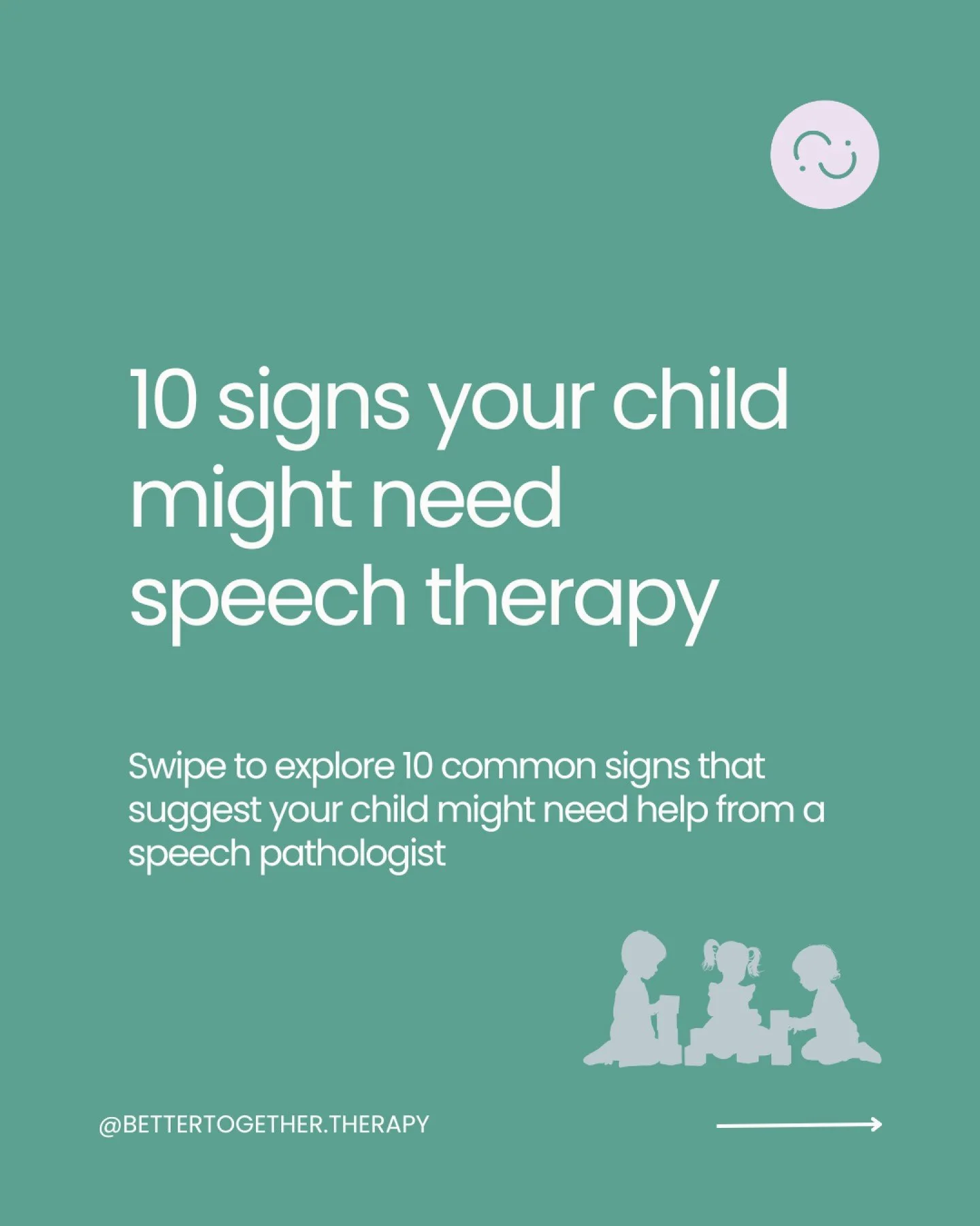 Not sure if your child&rsquo;s communication is developing on the right track? 

Here are some common signs that can help you decide when to seek extra support! 

At Better Together Therapy, our speech pathologists can guide you through what&rsquo;s 