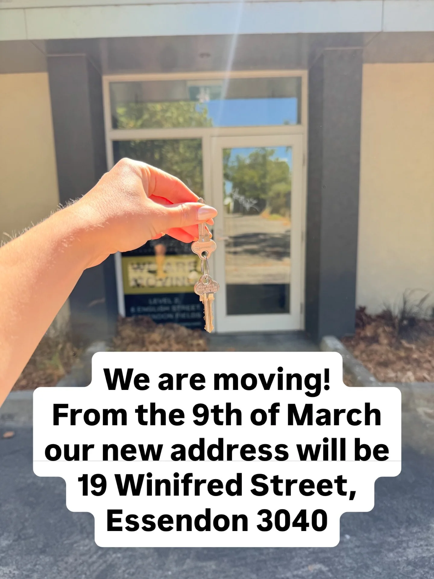 We are so excited to share that we will be relocating to a new a space! 🔑

Look out on our stories to watch it all come together 💜 

#BetterTogetherTherapy #Psychology #SpeechPathology #melbournepsychologist #melbournespeechpathologist