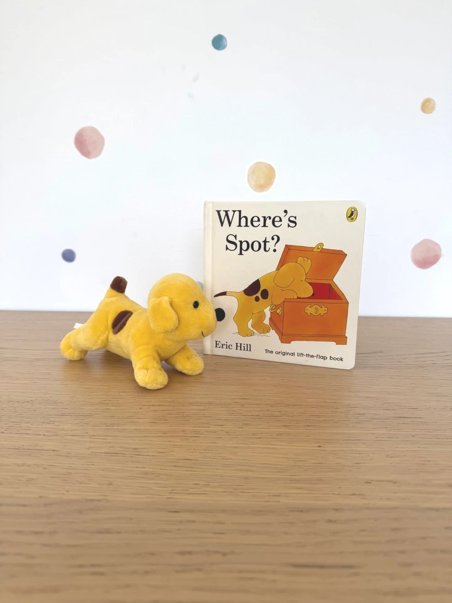 Why do speechies love the Spot books!? 🐶
 
We love them because with such a simple book, you can target so many different speech and language skills! Plus, kids love lifting the flaps to see who&rsquo;s hiding, making it even more fun and engaging! 