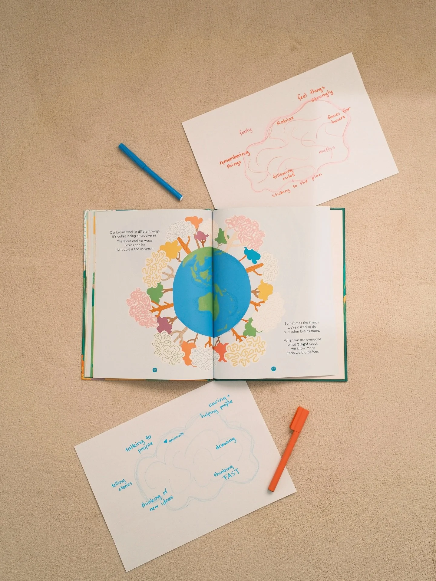 The world needs different brains! 
At Better Together Therapy we love to talk about our different brains and all that they can do. We use The Brain Forest by Sandhya Menon paired with a hands on, crafty activity to support conversations about our dif