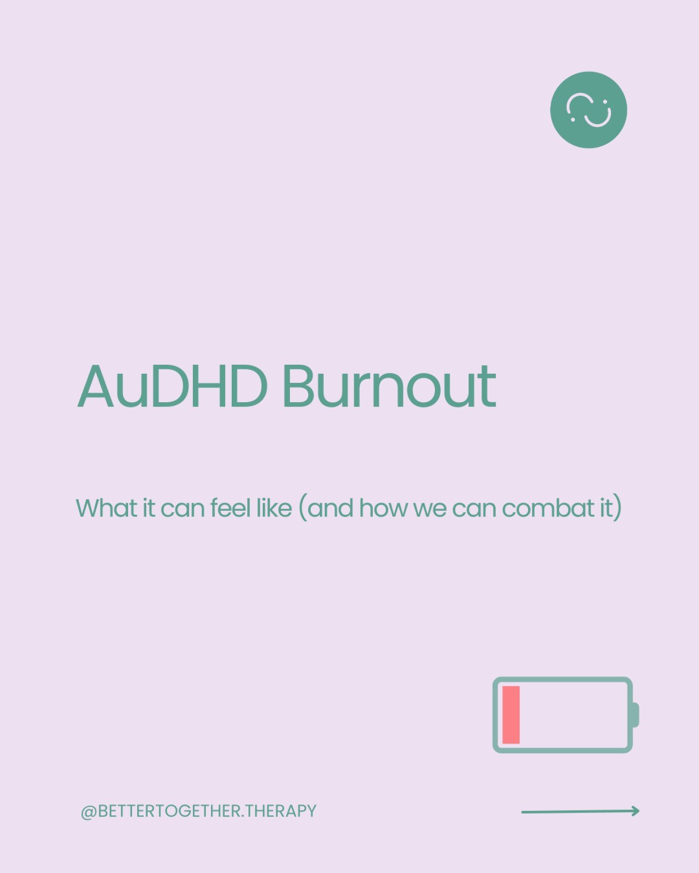 AuDHD Burnout is real and can&rsquo;t be ignored! 
 
You don&rsquo;t have to push through it...listen to your mind and body... you&rsquo;re allowed to slow down 🤍