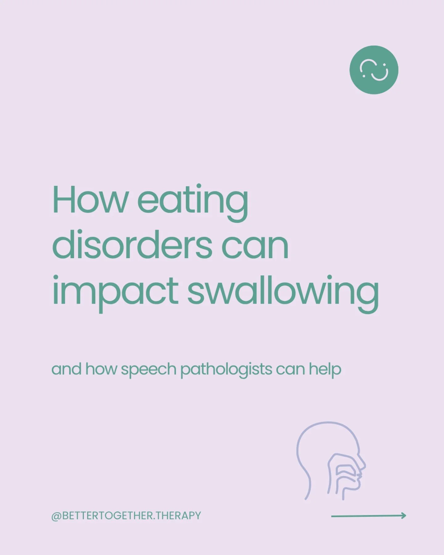 Eating disorders are complex and require the collaboration of clinicians across multiple disciplines. 
 
Our role as speech pathologists is not to treat the eating disorder itself, but to help make eating and drinking safe, comfortable, functional an