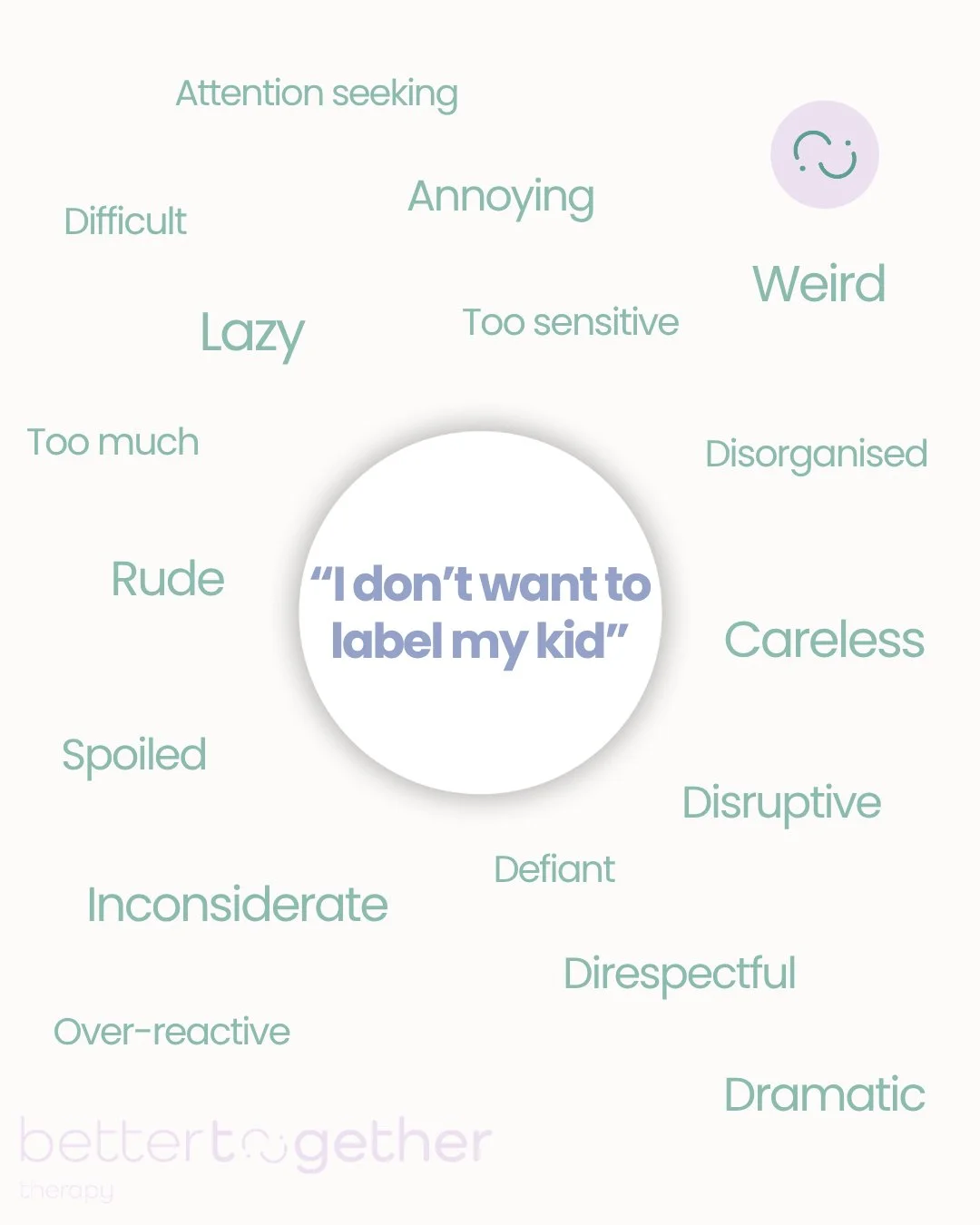 &ldquo;I don&rsquo;t want to label my kid&rdquo; - we hear this all the time. 
We know it comes from a good place, of not wanting the world to make assumptions about your child or put them in a box. 
 
The thing is, neurodivergent children tend to ge
