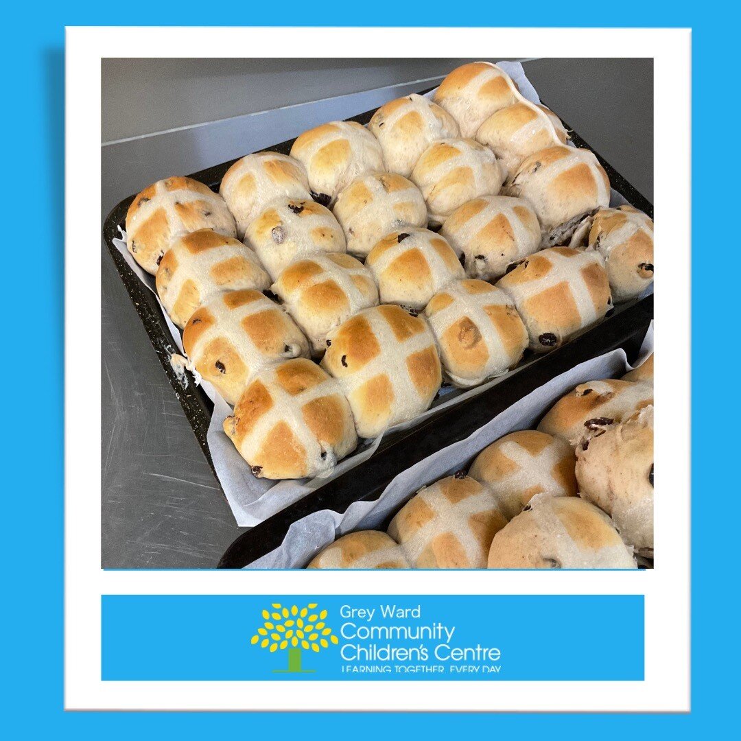 On Thursday we had a very talented parent come in to the Kindy room and make some Hot Cross Buns with our friends. We read through the recipe, learnt how to roll the dough and got to taste our finished product for afternoon tea! They were delicious, 