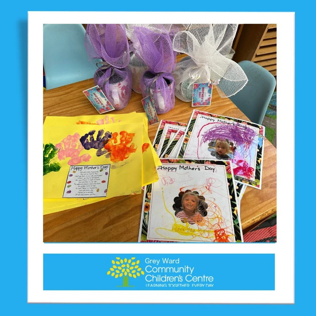All of our Grey Ward friends have been very busy creating some special gifts for Mother&rsquo;s Day. 
We love to see their creativity flourish and explore their skills in drawing, sticking, cutting and painting.