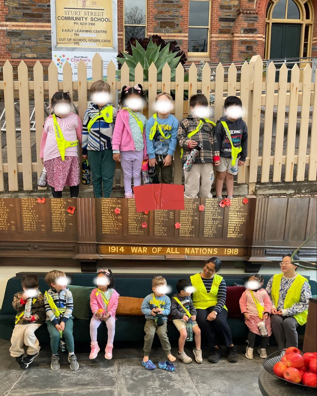 Our Kindy children enjoyed a special walk to Sturt Street Community School, giving them a wonderful glimpse into what their future school experience may look like. Along the way, the children practised road safety, walking together as a group and fol