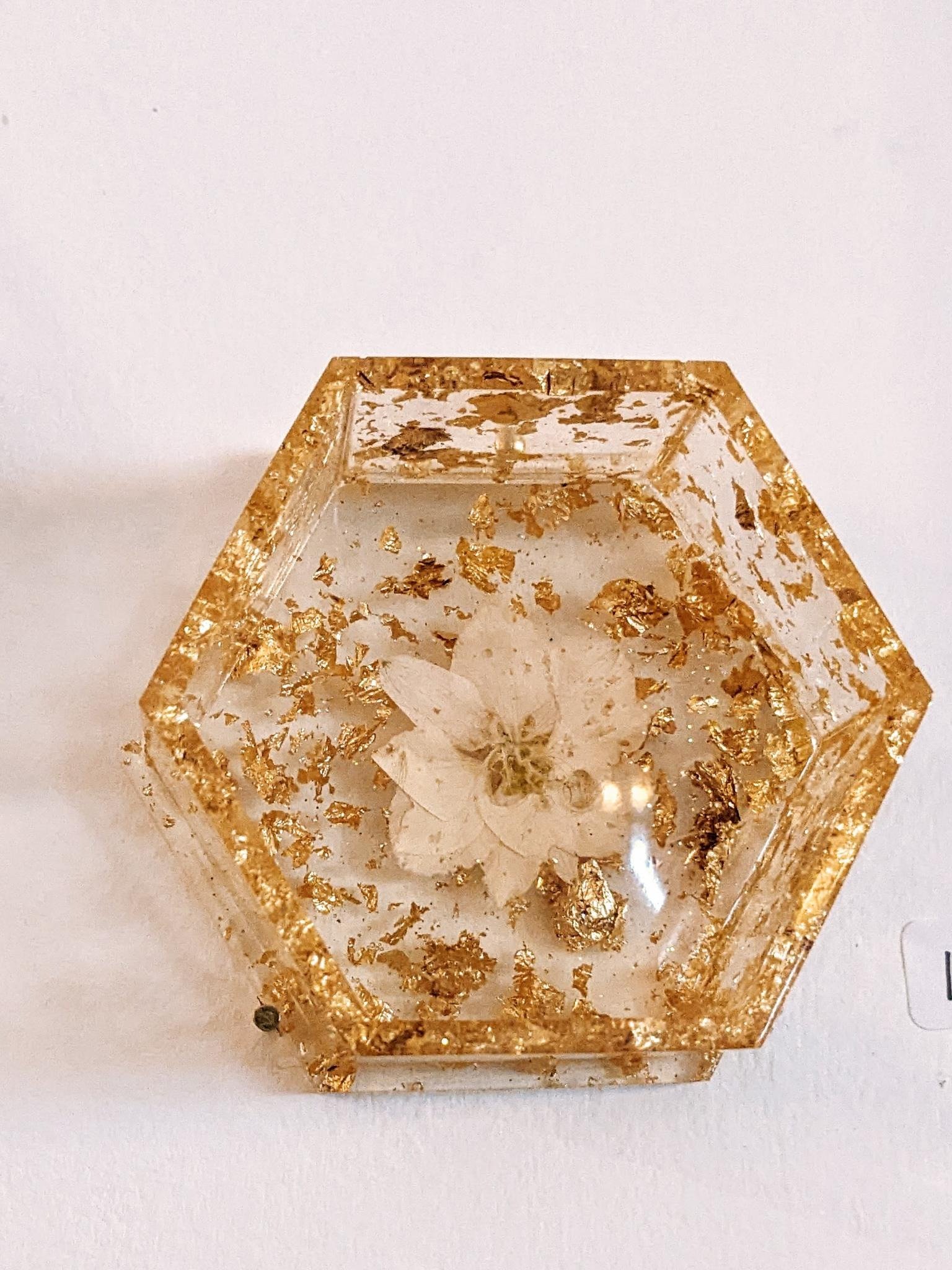Hex trinket tray - small