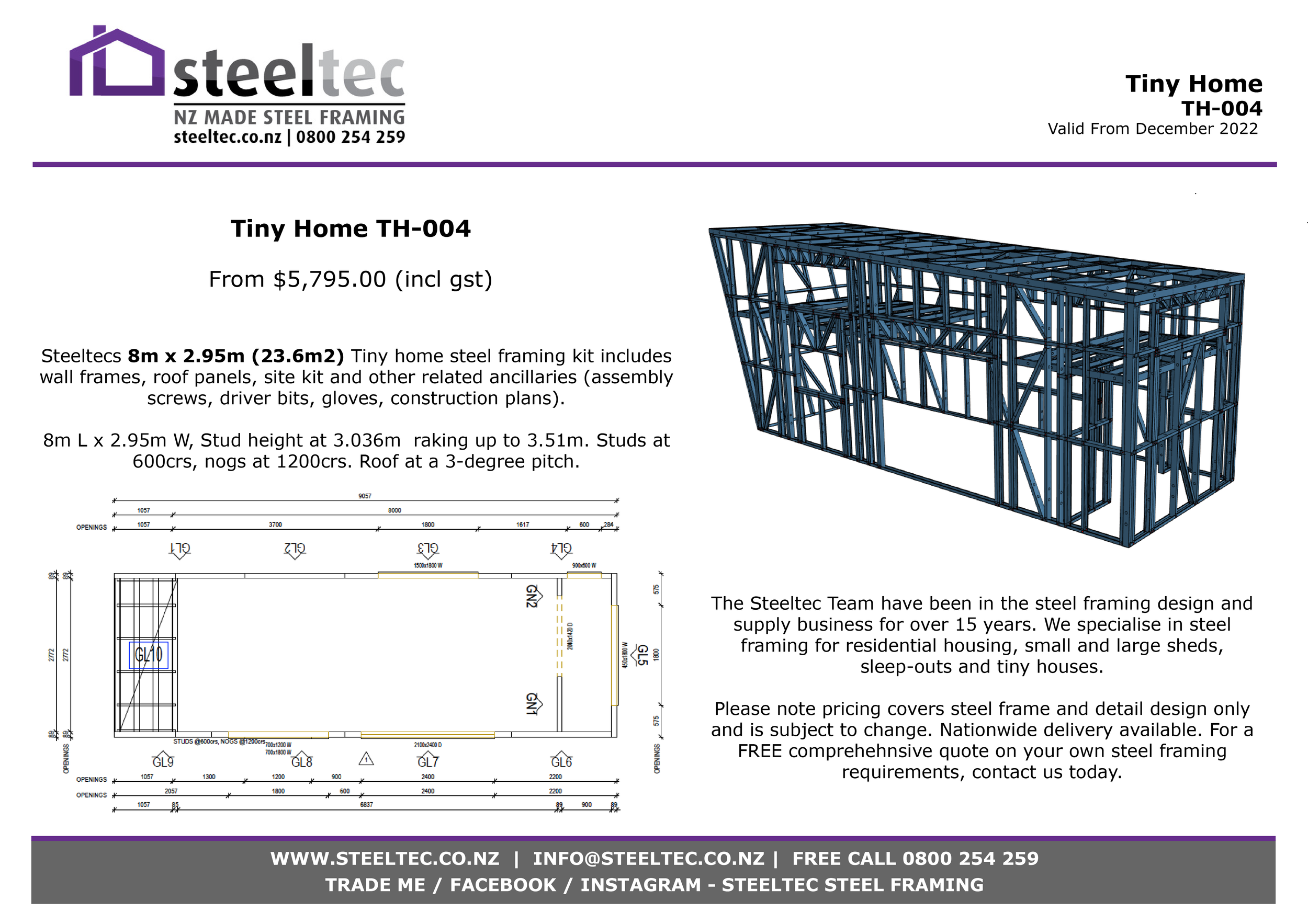 Steeltec Steel Framing New Zealand