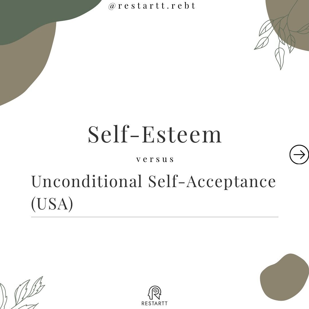 🌟Understanding the Difference: Self-Esteem vs. Unconditional Self-Acceptance 🌟 Self-Esteem often relies on external factors&mdash;like being liked or achieving success, while Unconditional Self-Acceptance (USA) is about recognizing your inherent va