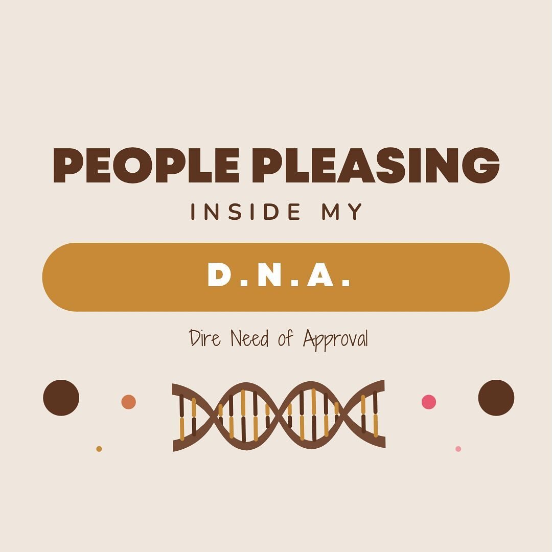 Breaking free from the Dire Need of Approval, by first acknowledging that we sometimes give a damn&hellip;and maybe too much. It&rsquo;s time to rewrite our DNA 🧬 💪🏾 #PeoplePleasing #REBT #Authenticity #RationalEmotiveBehaviorTherapy #BeingHuman #
