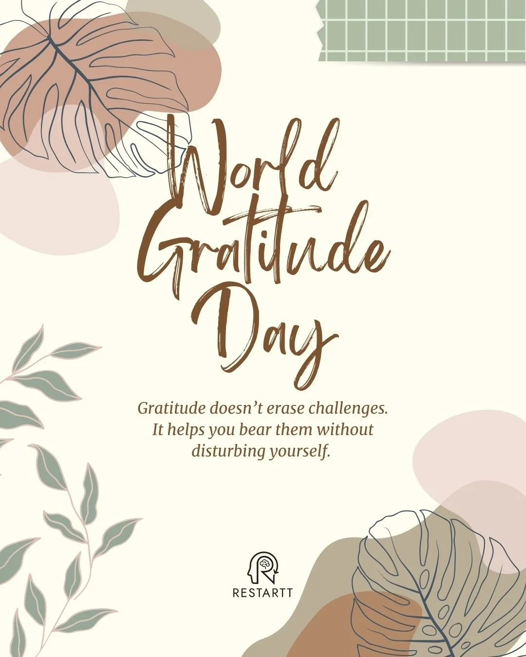 Happy World Gratitude Day
In REBT, gratitude isn't about pretending everything is perfect; it's about shifting our perspective. Instead of saying: I must have more, or life is terrible. We can practice: I'd prefer more, but I can appreciate what I do