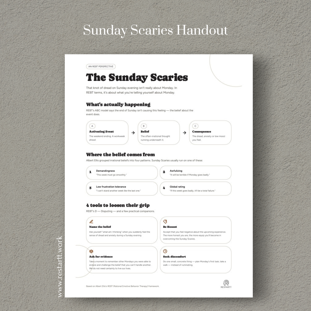 Overcome the "Sunday Scaries"
