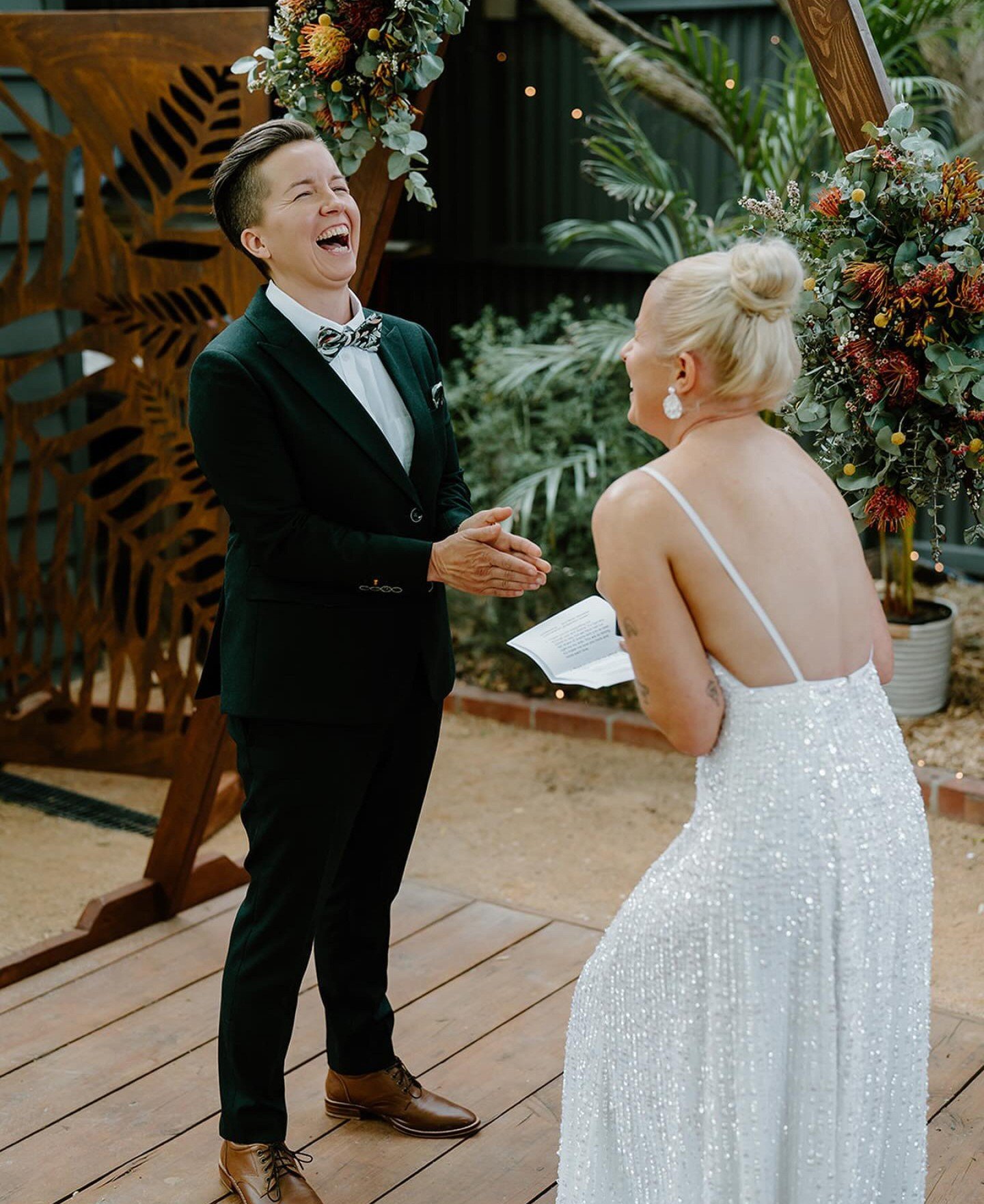 Throwing it back to this special day for these newly weds! 💖✨We had a blast making Katri's suit for their special day. @yourmatewhatsherface

Shoutout to @emilyhowlettphotography for this beautiful image 📸 💐✨