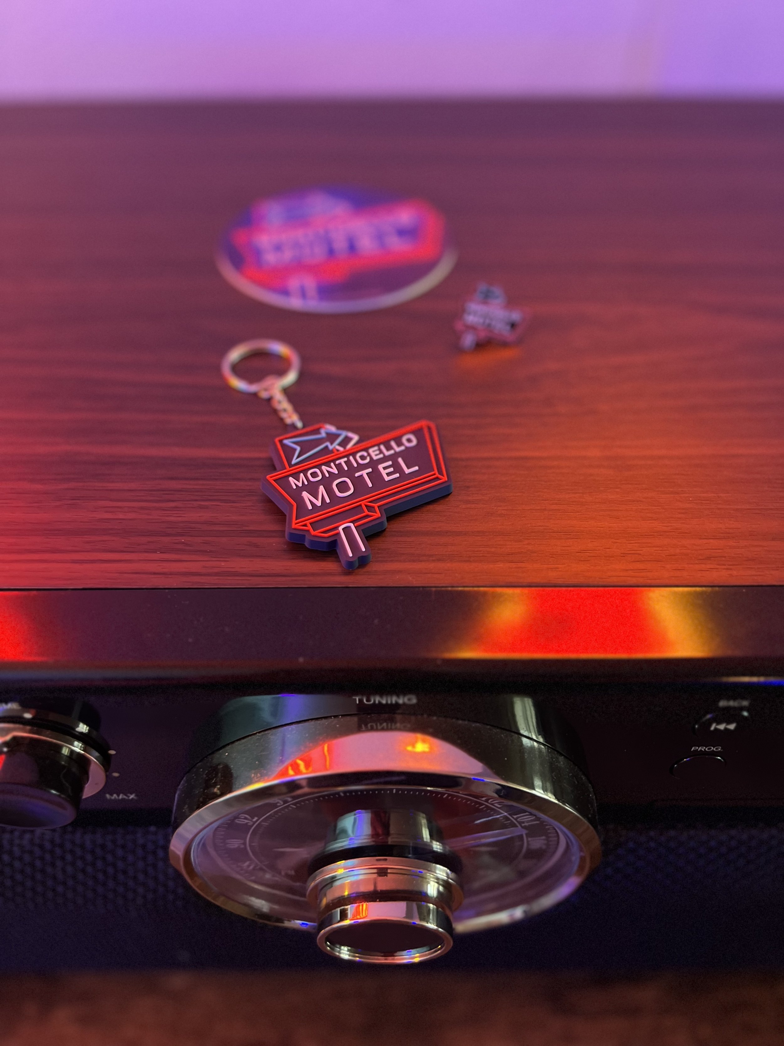 Neon Sign Keychain