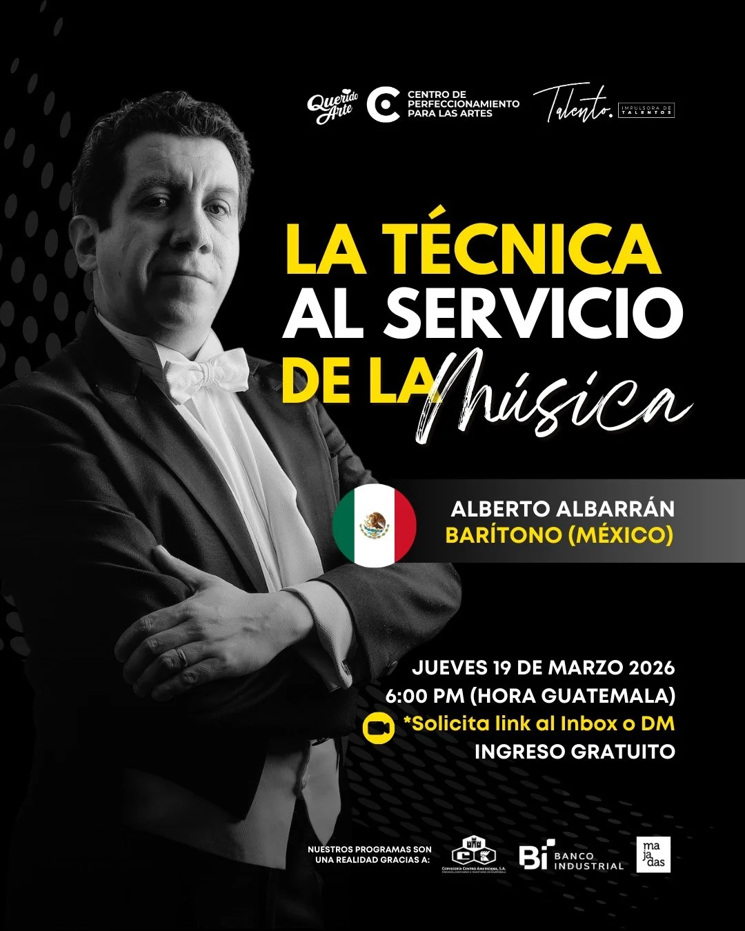 CONFERENCIA: La TÉCNICA AL SERVICIO DE LA MÚSICA