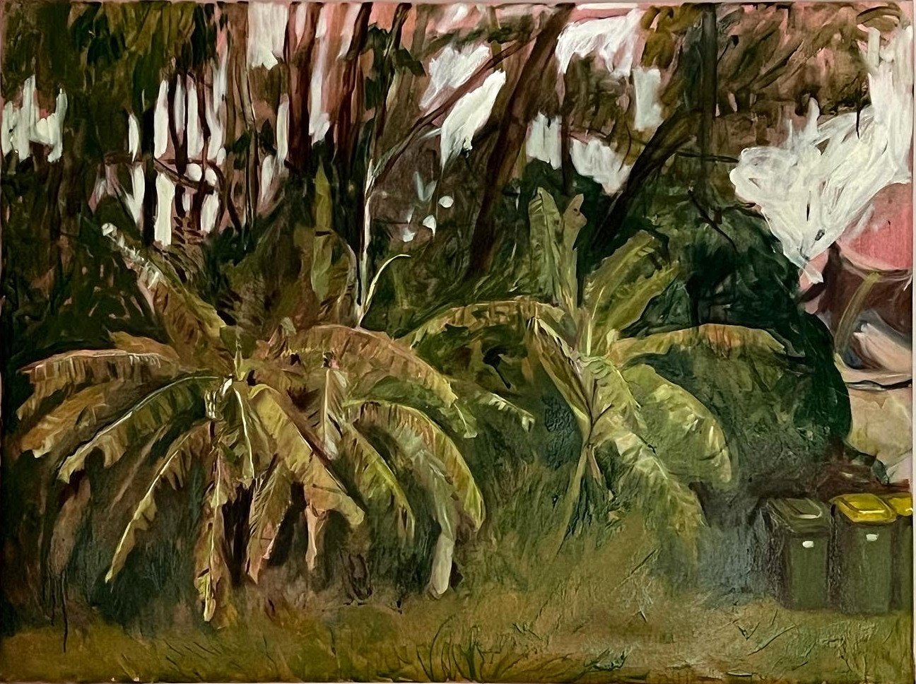 For Ruby (My Backyard); 2022, Oil on canvas, SOLD