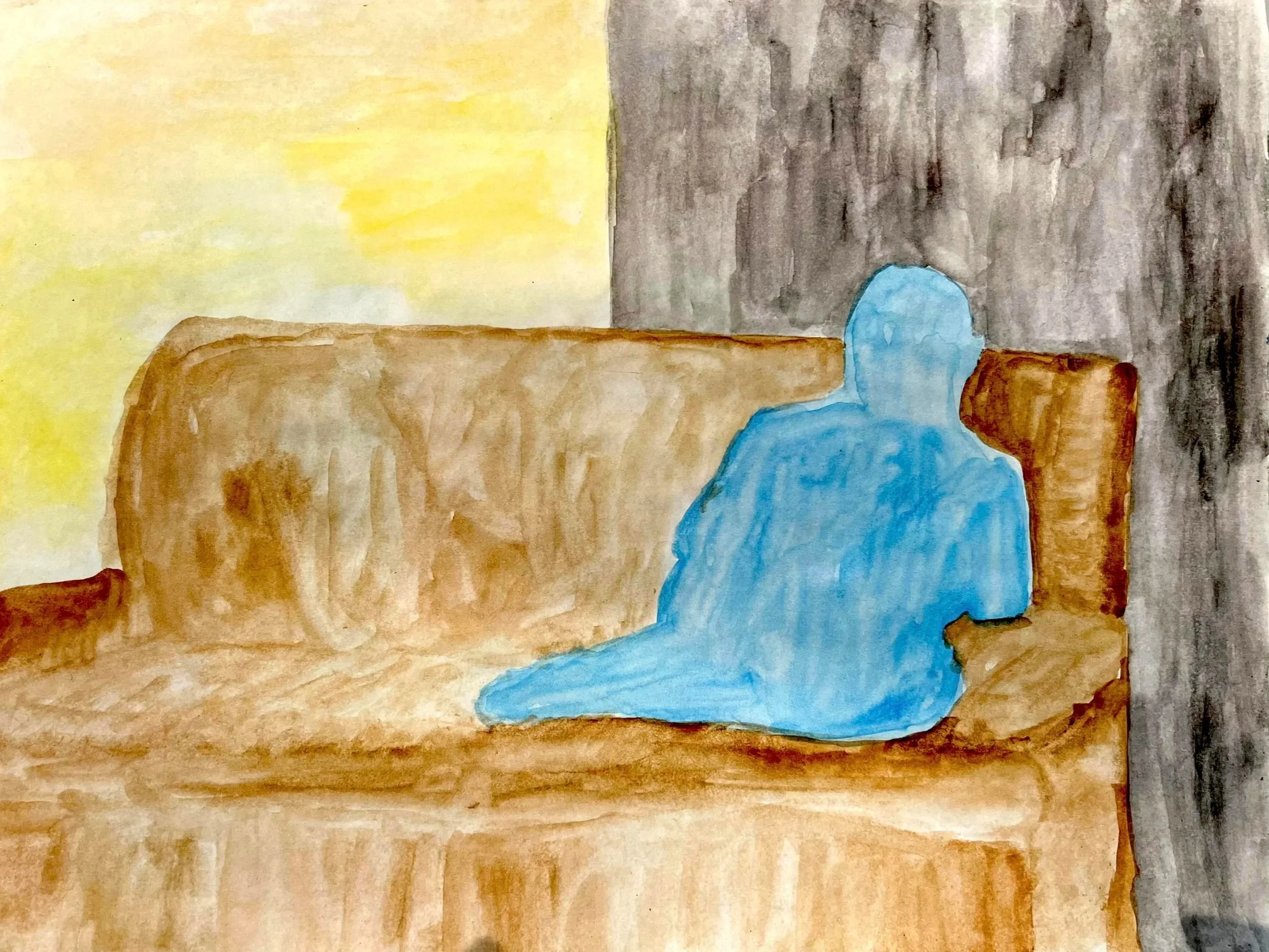 Jack (II), Watercolour on paper, 21.5 x 28cm, $40.00