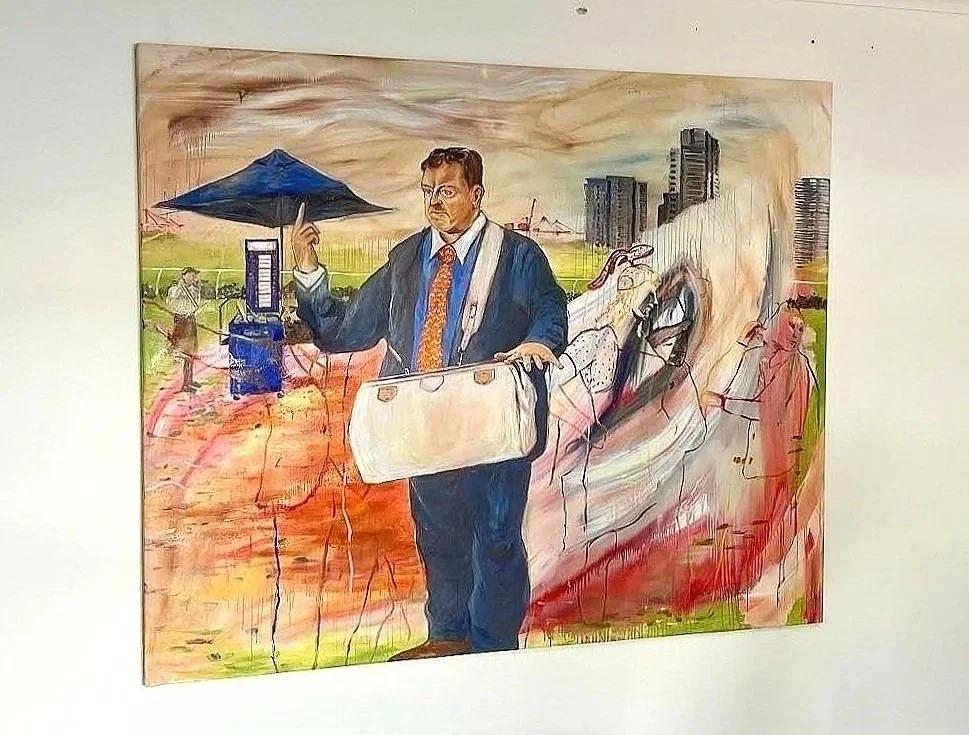 The College Of Knowledge; 2025, Oil on canvas, 160 x 200 cm, $10,000