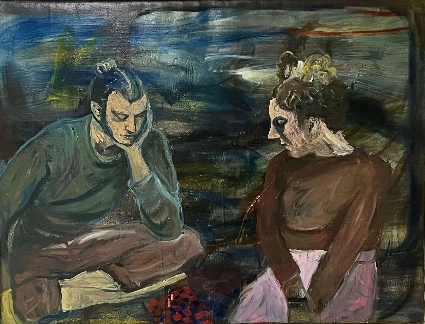 Phoebe's Triumph; 2025, Oil on canvas, 81 x 106 cm