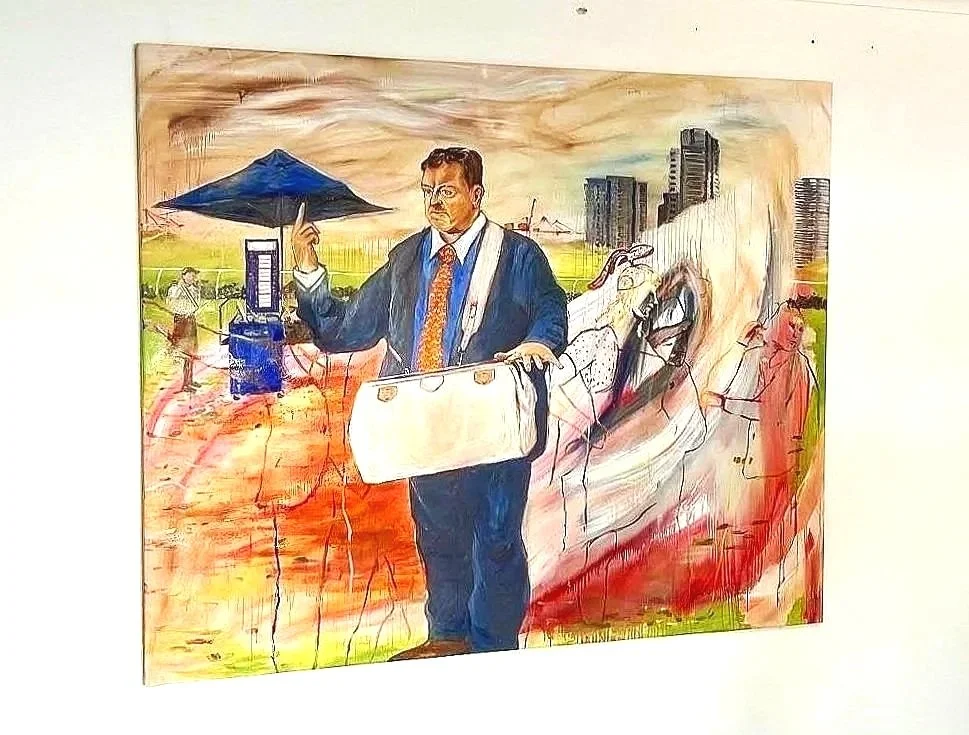 The College Of Knowledge; 2025, Oil on canvas, 160 x 200 cm, $10,000