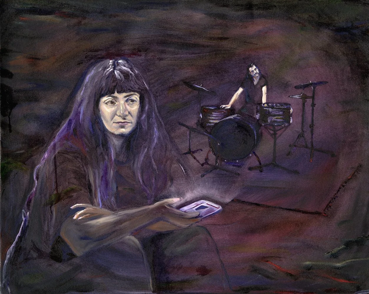 Why Tho EP Cover - Oblivion; 2026, Oil on canvas