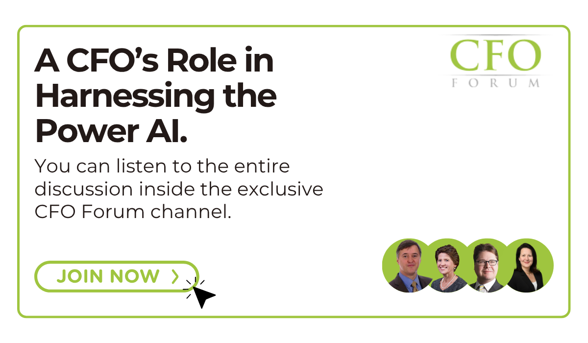 A CFO’s Role in Harnessing The Power of Ai