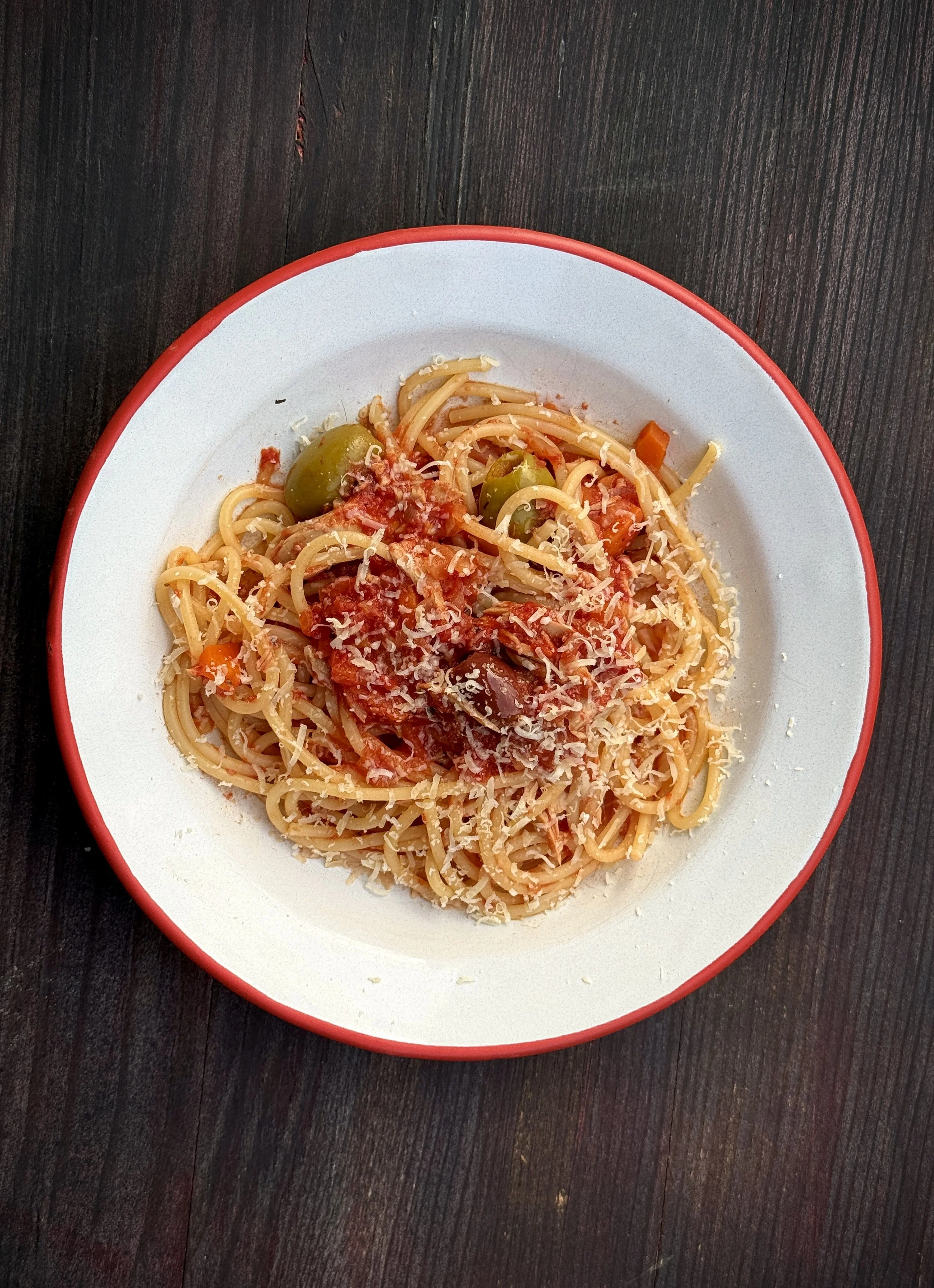 Spaghetti With Tuna Tomato Sauce