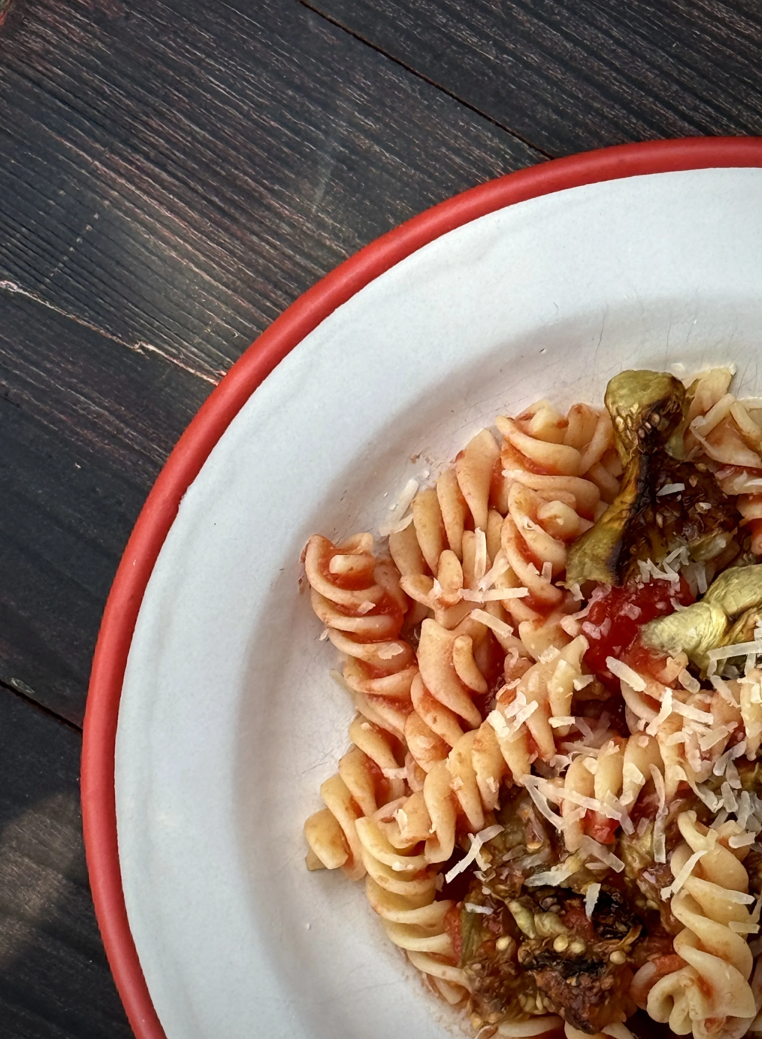 Roasted Eggplant Summer Pasta
