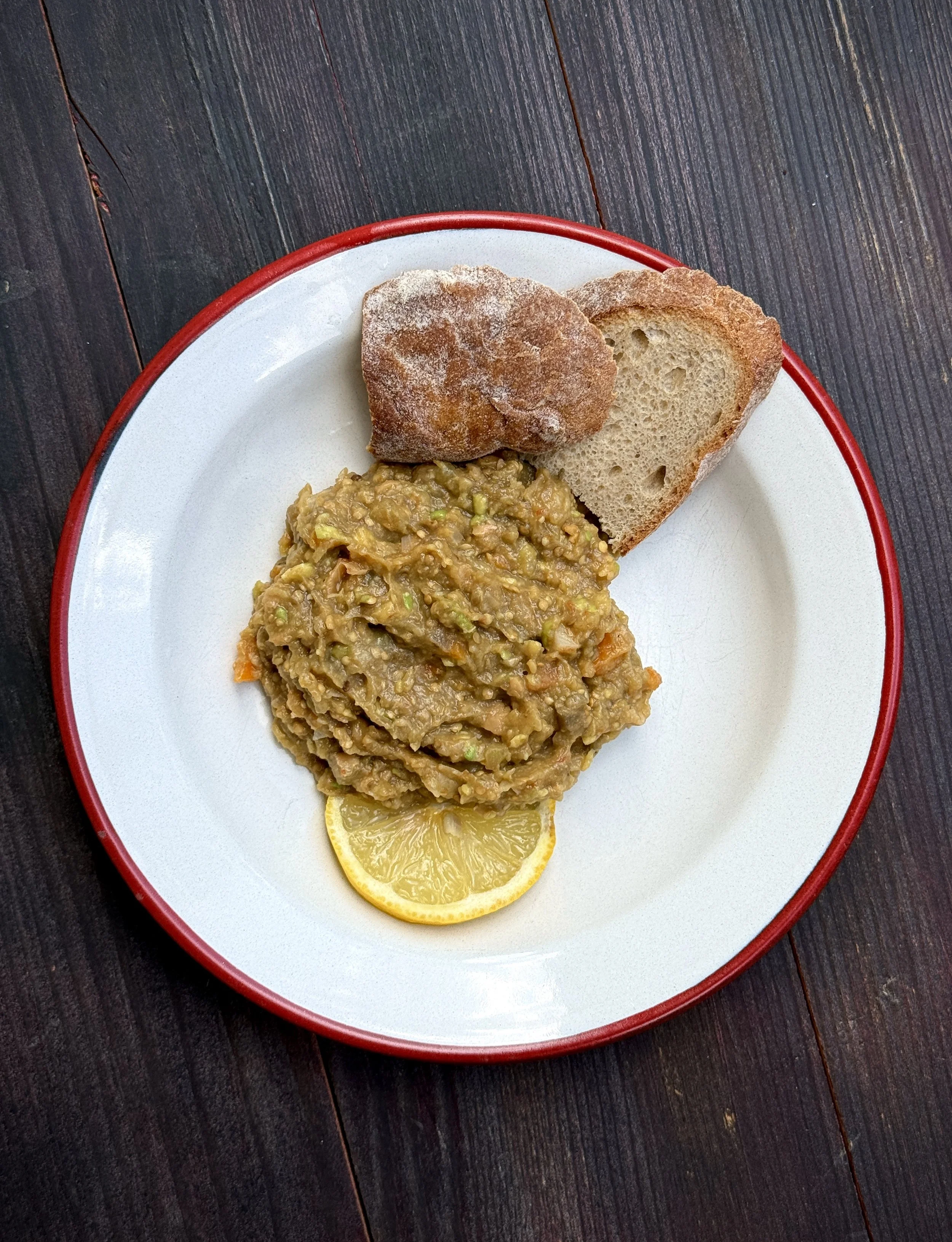 Hummus Eggplant Salad