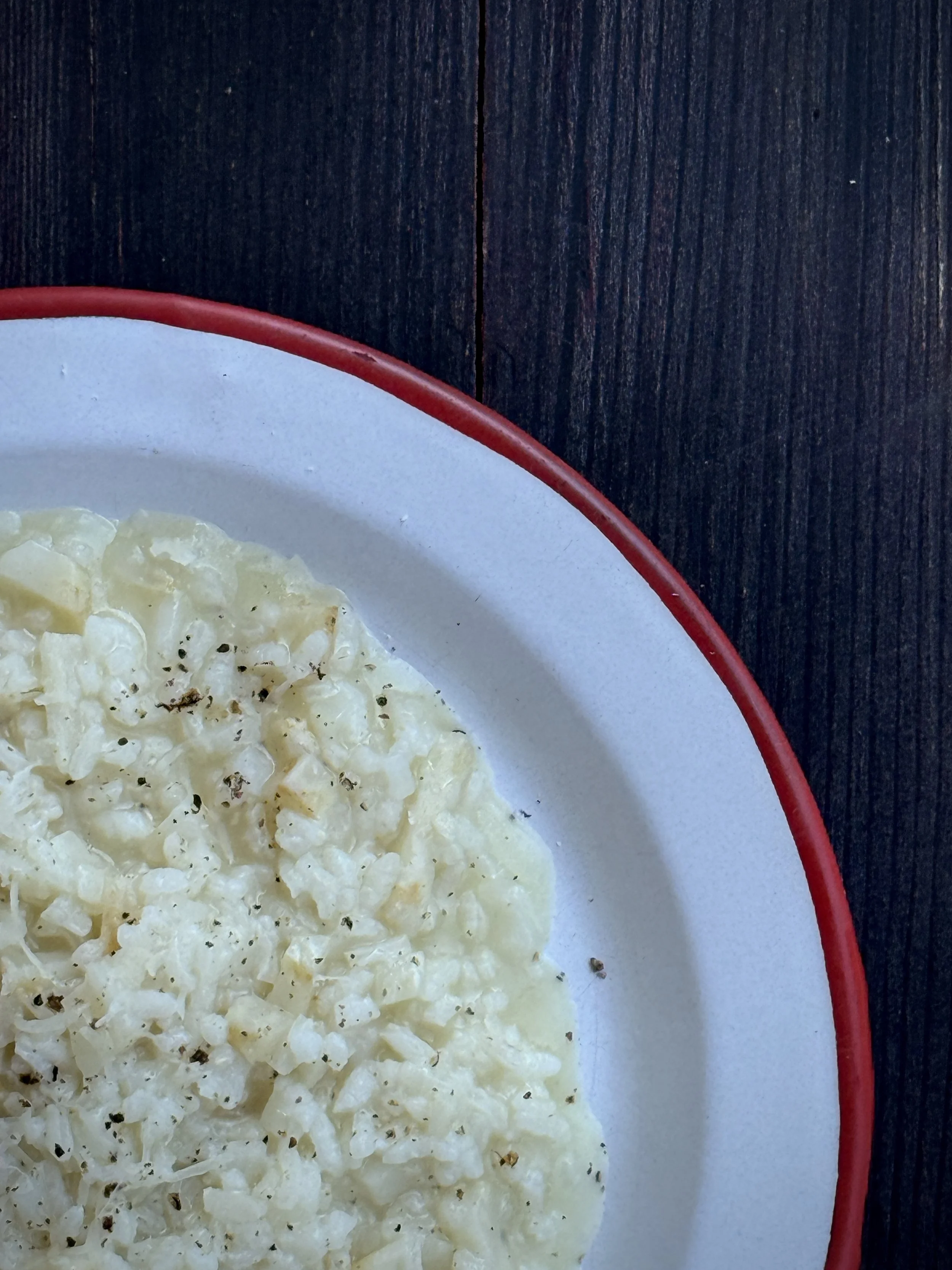 A Kind Of Cacio E Pepe Risotto
