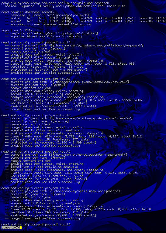 command line service daemon control with yJOBS — spidersdreaming.com