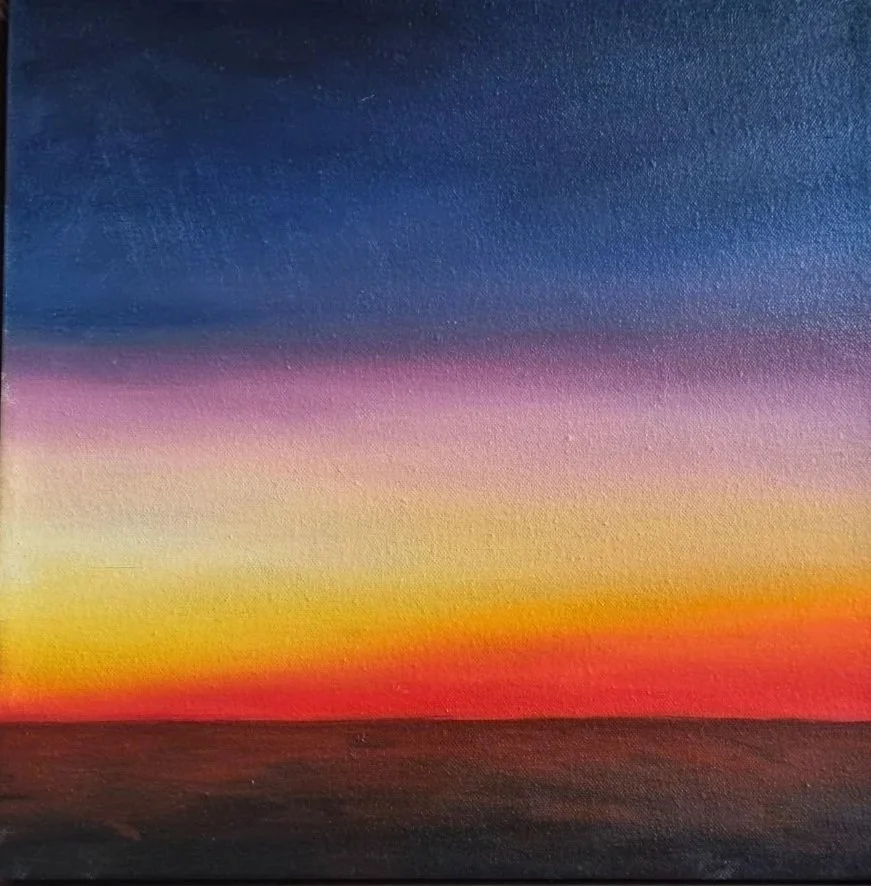 Toward the Horizon, 30cm x 30cm, Oil on Canvas