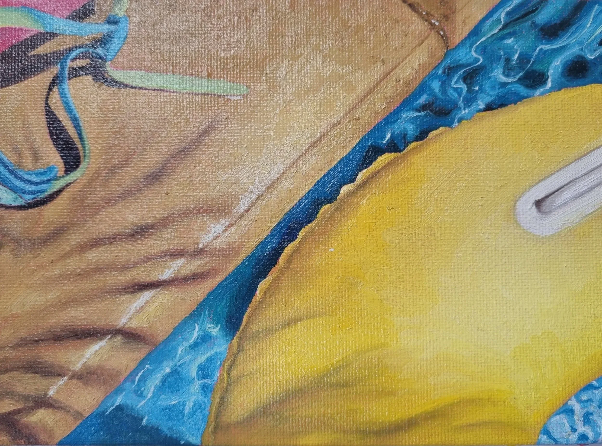 Summer Daze, 13cm x 18 cm, Oil on Canvas Board
